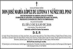 José María López de Letona y Núñez del Pino